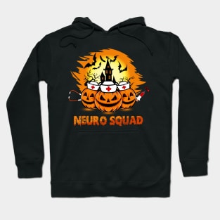 Funny Neuro Squad Halloween Pumpkin Halloween Hoodie